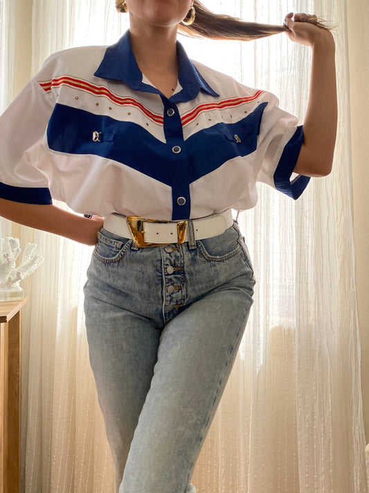 90’s Oversized Short Sleeve Top