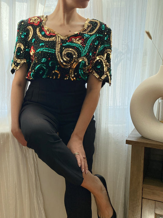 Sequin Top - Vintage