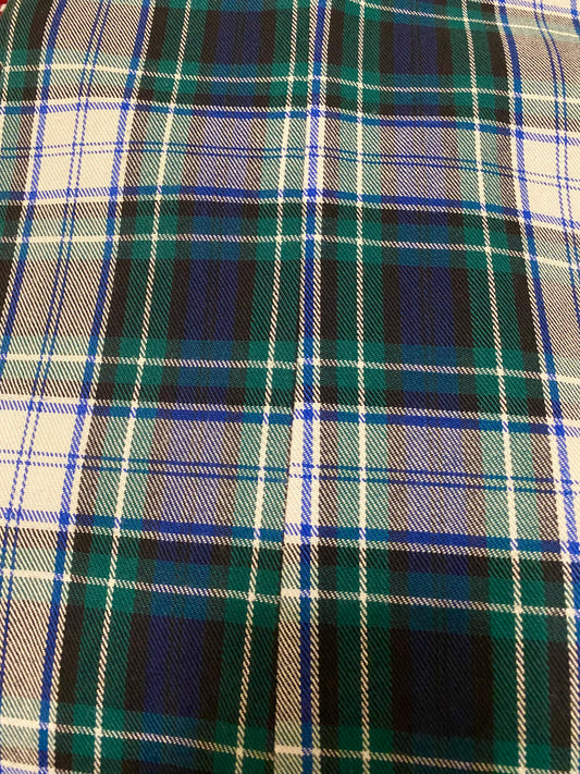 70's Plaid High Rise Bell Bottoms (M-28"-29"W)