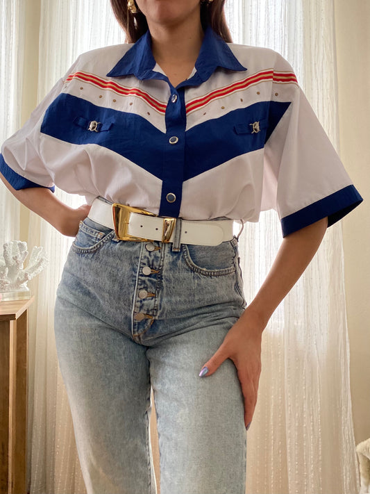 90’s Oversized Short Sleeve Top